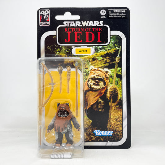 Vintage Hasbro Star Wars Black Series Sealed Figures Wicket - 40th Anniversary - Hasbro Black Series (2023)