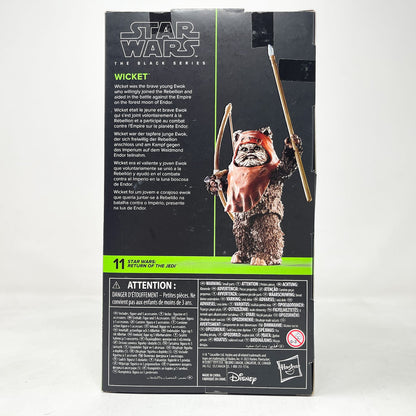Vintage Hasbro Star Wars Black Series Sealed Figures Wicket W. Warrick ROTJ #11 – Hasbro Black Series (2023)