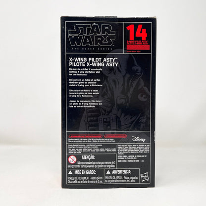 Vintage Hasbro Star Wars Black Series Sealed Figures X-Wing Pilot Asty #14 - Black Series Hasbro Star Wars Action Figure