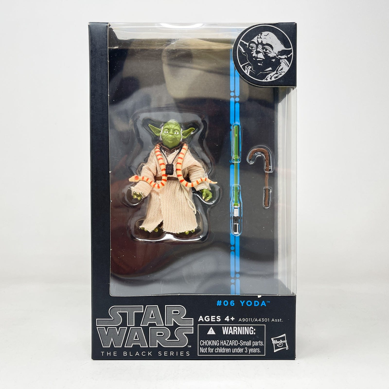 Vintage Hasbro Star Wars Black Series Sealed Figures Yoda #06 (2014) Blue Line - Black Series Hasbro Star Wars Action Figure