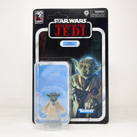 Vintage Hasbro Star Wars Black Series Sealed Figures Yoda (Force Spirit) ROTJ - 40th Anniversary - Hasbro Black Series (2023)