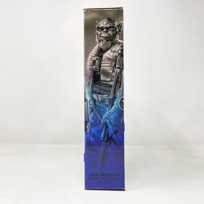 Vintage Hasbro Star Wars Black Series Sealed Figures Zeb Orrelios (New Republic Pilot) WHITE BOX Deluxe - The Mandalorian and Grogu #07 - Hasbro Black Series (2026)