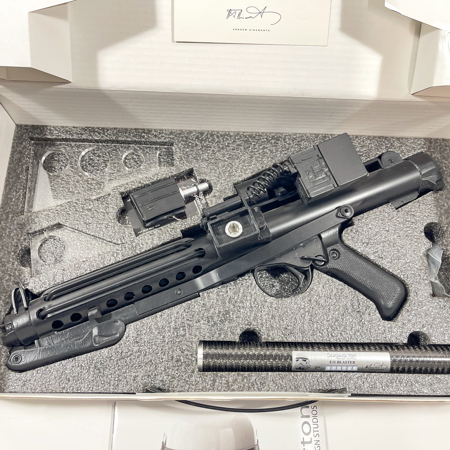 Vintage Hasbro Star Wars E-11 Stormtrooper Blaster Replica - Shepperton Studios