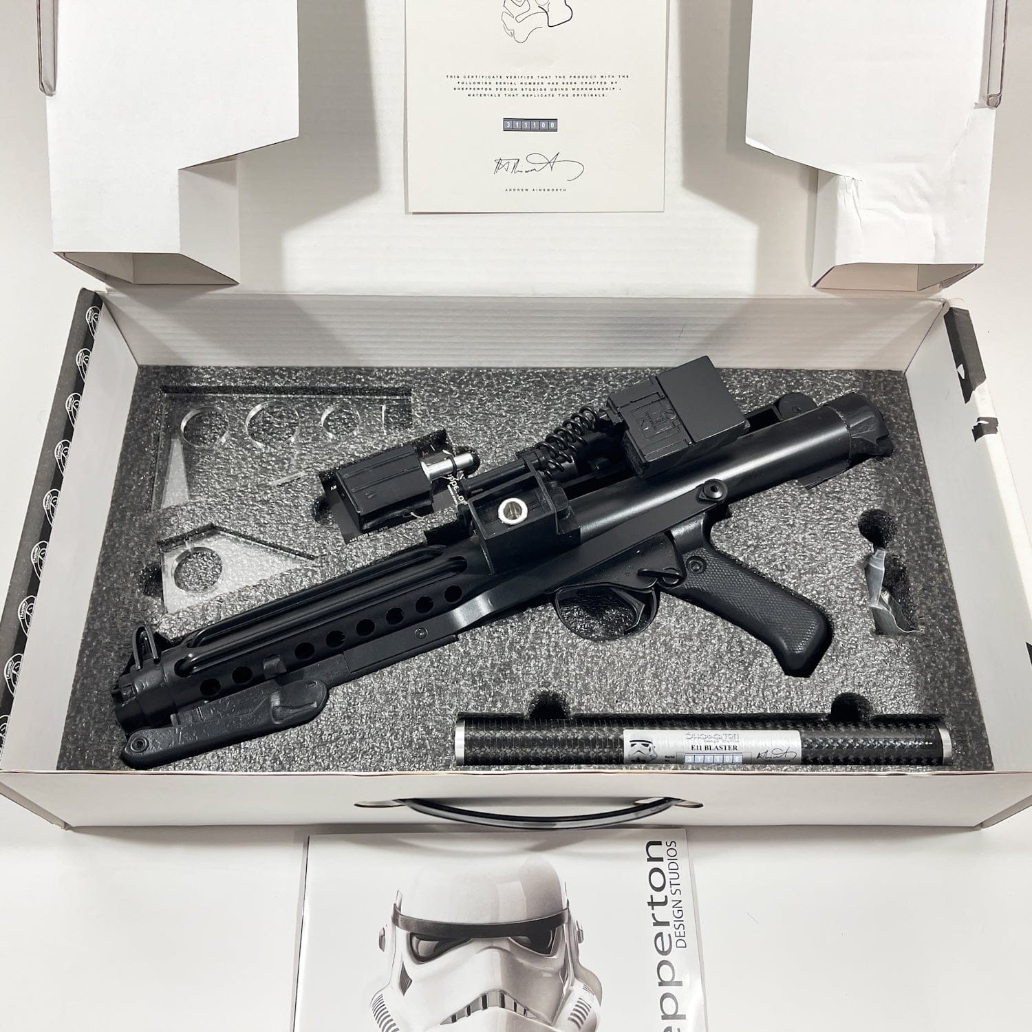 Vintage Hasbro Star Wars E-11 Stormtrooper Blaster Replica - Shepperton Studios