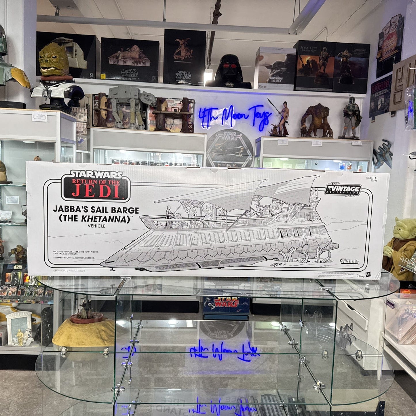 Vintage Hasbro Star Wars Haslab Jabba Sail Barge (The Khetanna) - Open Box