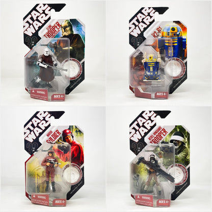 Vintage Hasbro Star Wars Mid MOC 30th Anniversary Collection Basic Figures Wave 1 - Complete Set of 60 – Hasbro 2007