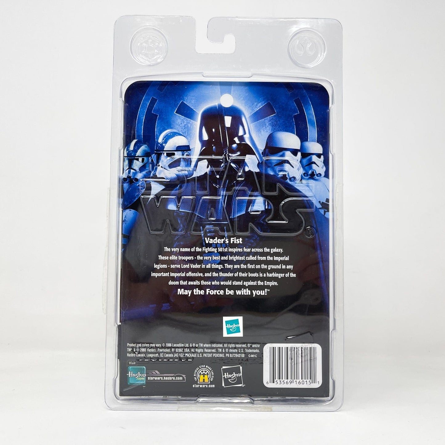 Vintage Hasbro Star Wars Mid MOC 501st Stormtrooper (Vader's Fist) SDCC - Hasbro Saga Collection (2006)