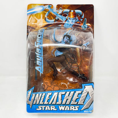 Vintage Hasbro Star Wars Mid MOC Aayla Secura - Hasbro Unleashed Collection (2003)