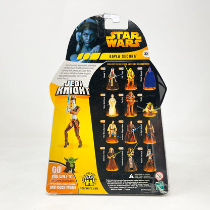Vintage Hasbro Star Wars Mid MOC Aayla Secura (Jedi Knight) #32 - Hasbro ROTS 2005