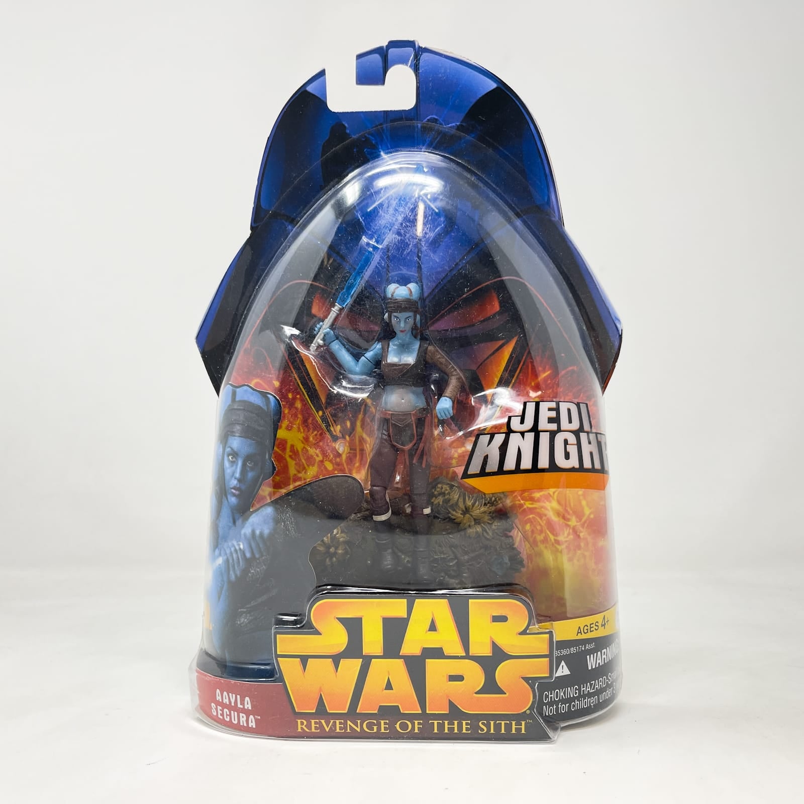 Vintage Hasbro Star Wars Mid MOC Aayla Secura (Jedi Knight) #32 - Hasbro ROTS 2005