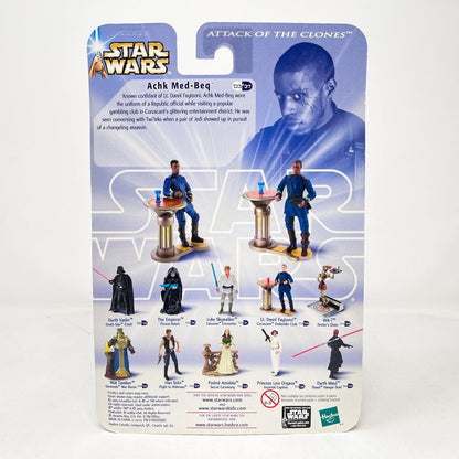 Vintage Hasbro Star Wars Mid MOC Achk Med-Beq (Coruscant Outlander Club) #03-37 - Hasbro SAGA Series 3.75"