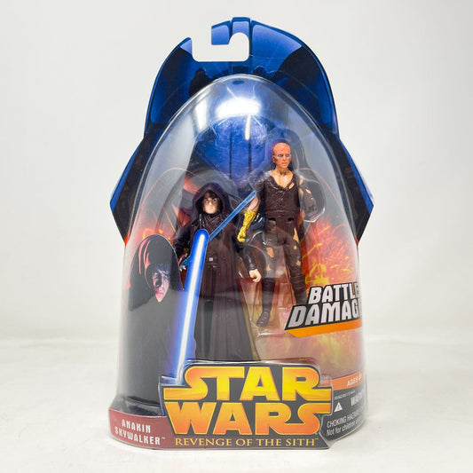 Vintage Hasbro Star Wars Mid MOC Anakin Skywalker (Battle Damage) #50 - Hasbro ROTS 2005