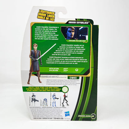 Vintage Hasbro Star Wars Mid MOC Anakin Skywalker CW03 - Hasbro Movie Heroes Clone Wars (2013)