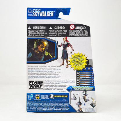 Vintage Hasbro Star Wars Mid MOC Anakin Skywalker CW07- Hasbro The Clone Wars (2010)