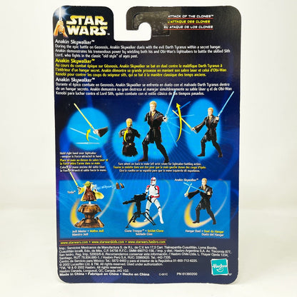 Vintage Hasbro Star Wars Mid MOC Anakin Skywalker (Hangar Duel) #02-22 - Hasbro SAGA Series 3.75"