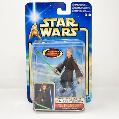 Vintage Hasbro Star Wars Mid MOC Anakin Skywalker (Hangar Duel) #02-22 - Hasbro SAGA Series 3.75"
