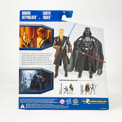 Vintage Hasbro Star Wars Mid MOC Anakin Skywalker to Darth Vader 2-Pack - Hasbro Legacy of the Dark Side (2010)