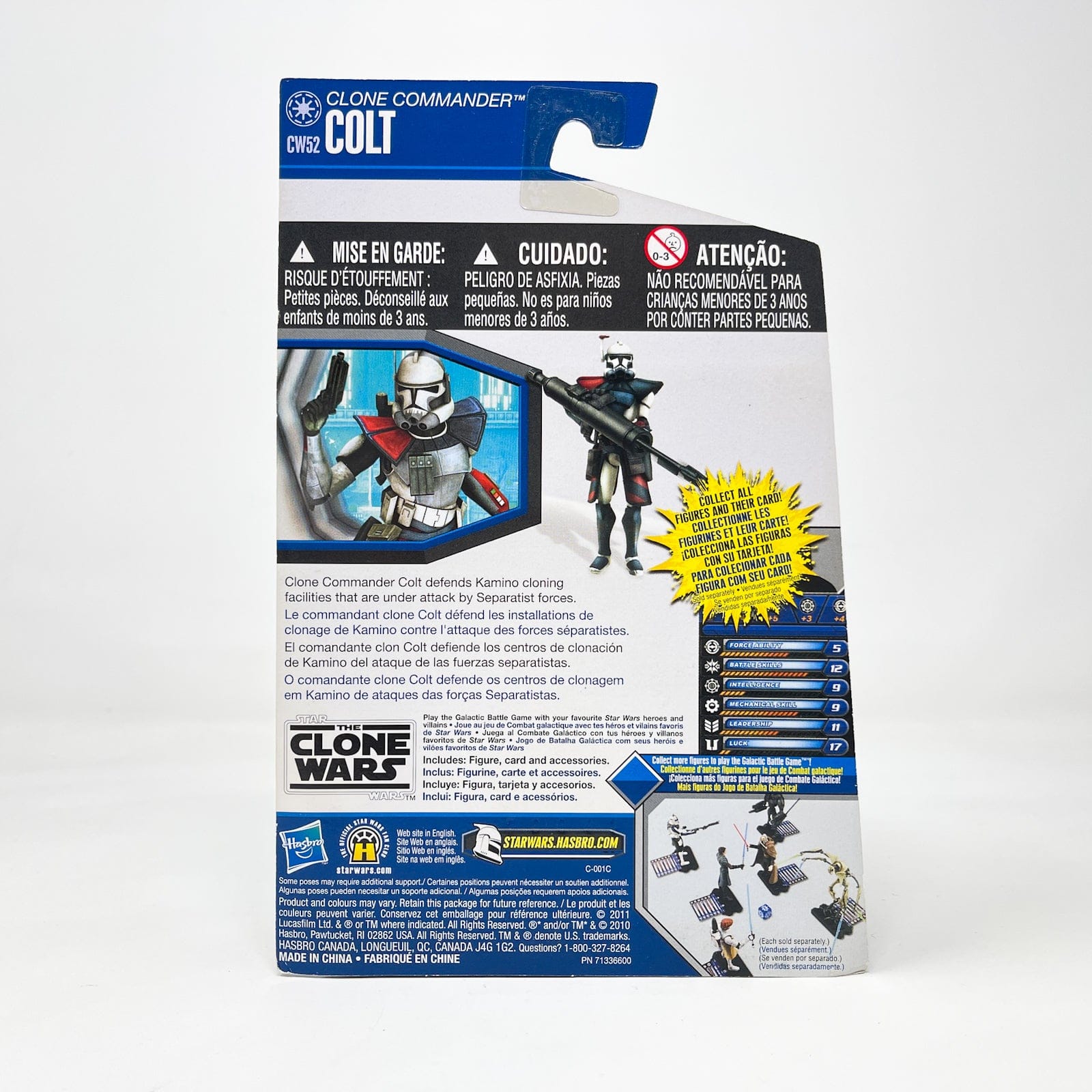 Vintage Hasbro Star Wars Mid MOC ARC Commander Colt CW52 - Hasbro The Clone Wars (2011)