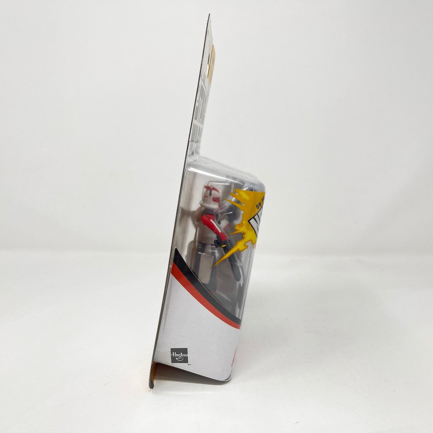 Vintage Hasbro Star Wars Mid MOC ARC Trooper - Red Stripe (2003) - Hasbro Tarkovsky Clone Wars Animated Figure MOC