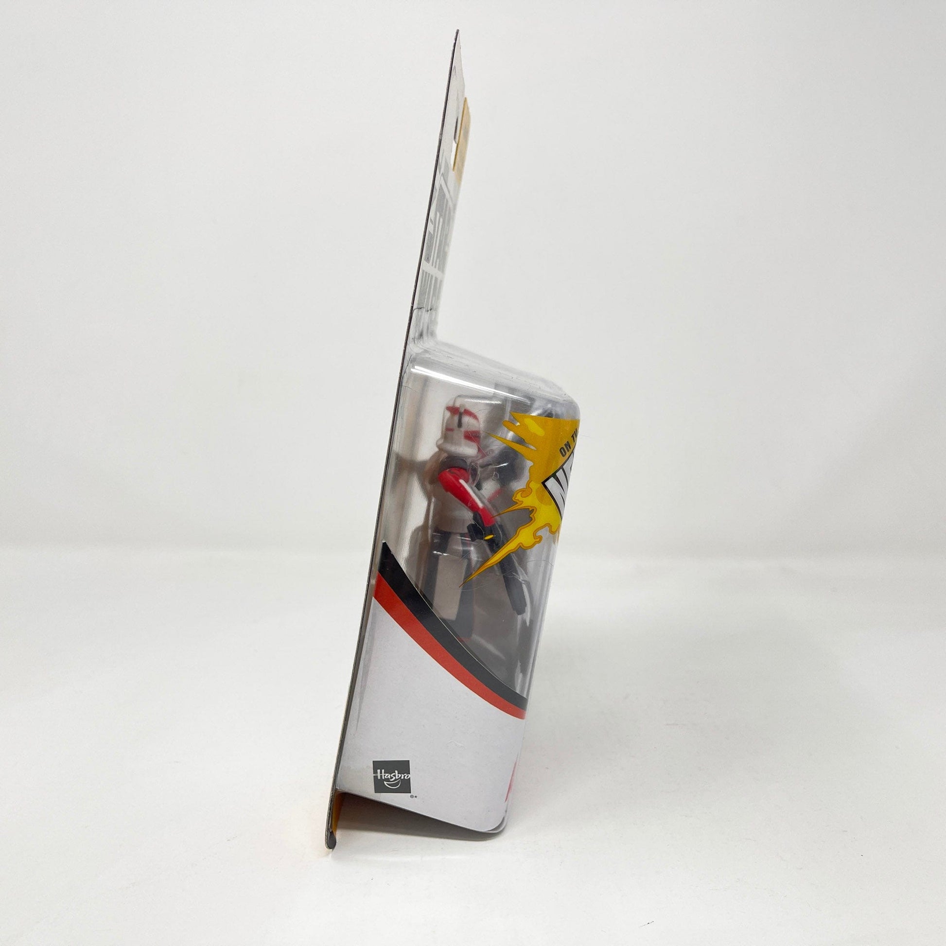 Vintage Hasbro Star Wars Mid MOC ARC Trooper - Red Stripe (2003) - Hasbro Tarkovsky Clone Wars Animated Figure MOC