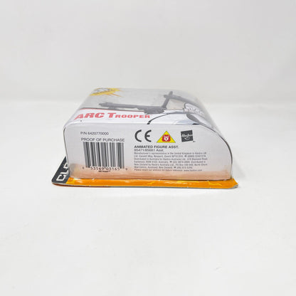 Vintage Hasbro Star Wars Mid MOC ARC Trooper - Red Stripe (2003) - Hasbro Tarkovsky Clone Wars Animated Figure MOC