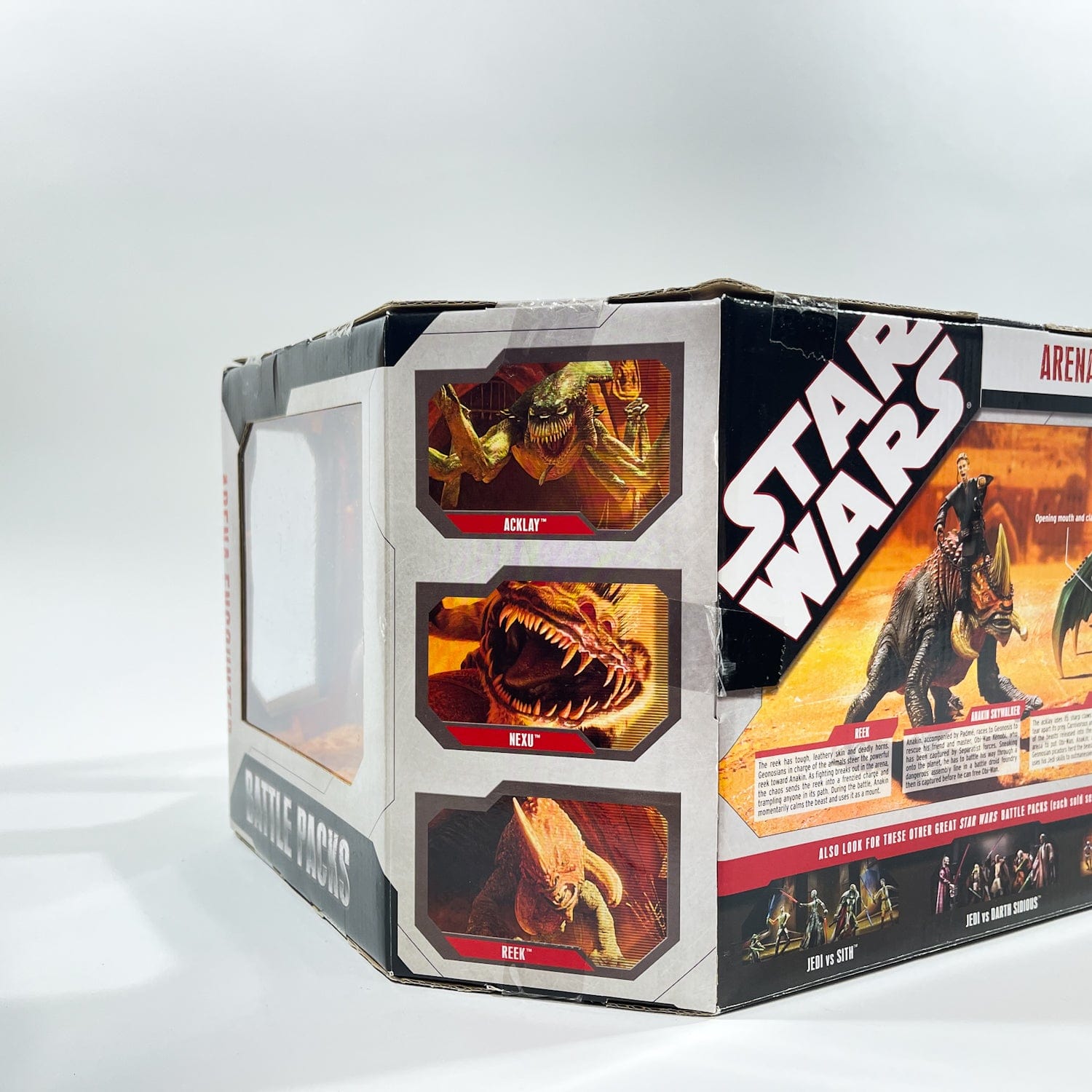 Vintage Hasbro Star Wars Mid MOC Arena Encounter AOTC Battle Pack - Hasbro 30th Anniversary 3.75" Figures & Creatures