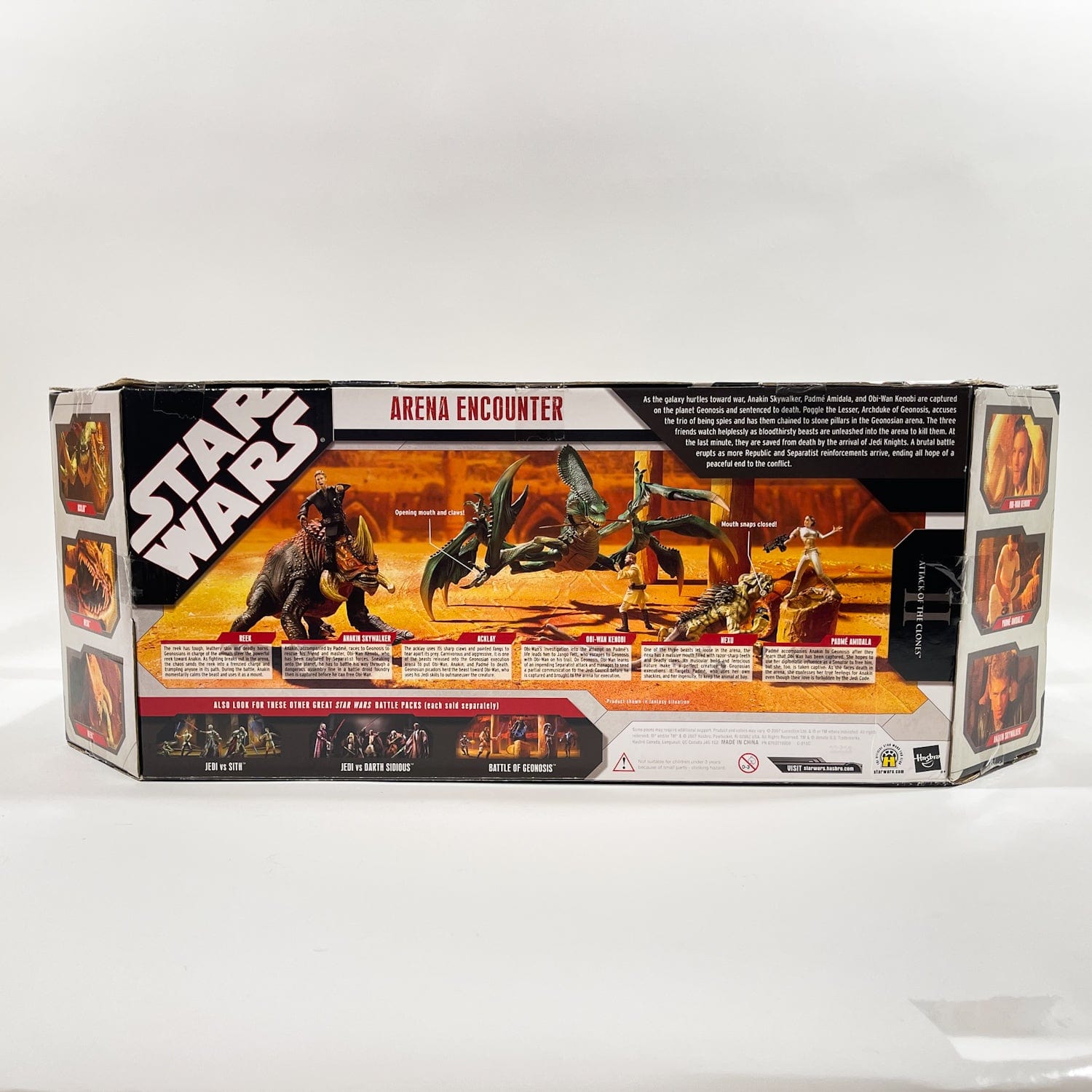 Vintage Hasbro Star Wars Mid MOC Arena Encounter AOTC Battle Pack - Hasbro 30th Anniversary 3.75" Figures & Creatures
