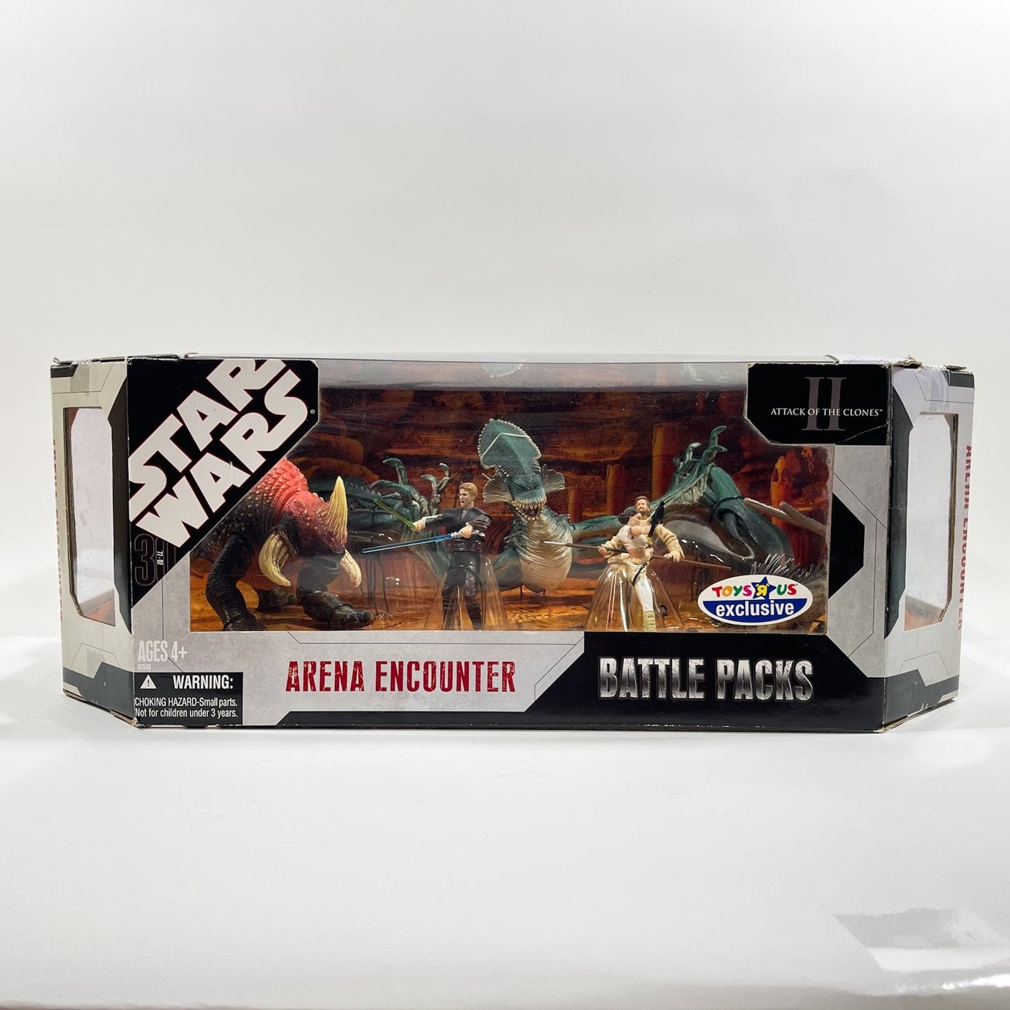 Vintage Hasbro Star Wars Mid MOC Arena Encounter AOTC Battle Pack - Hasbro 30th Anniversary 3.75" Figures & Creatures
