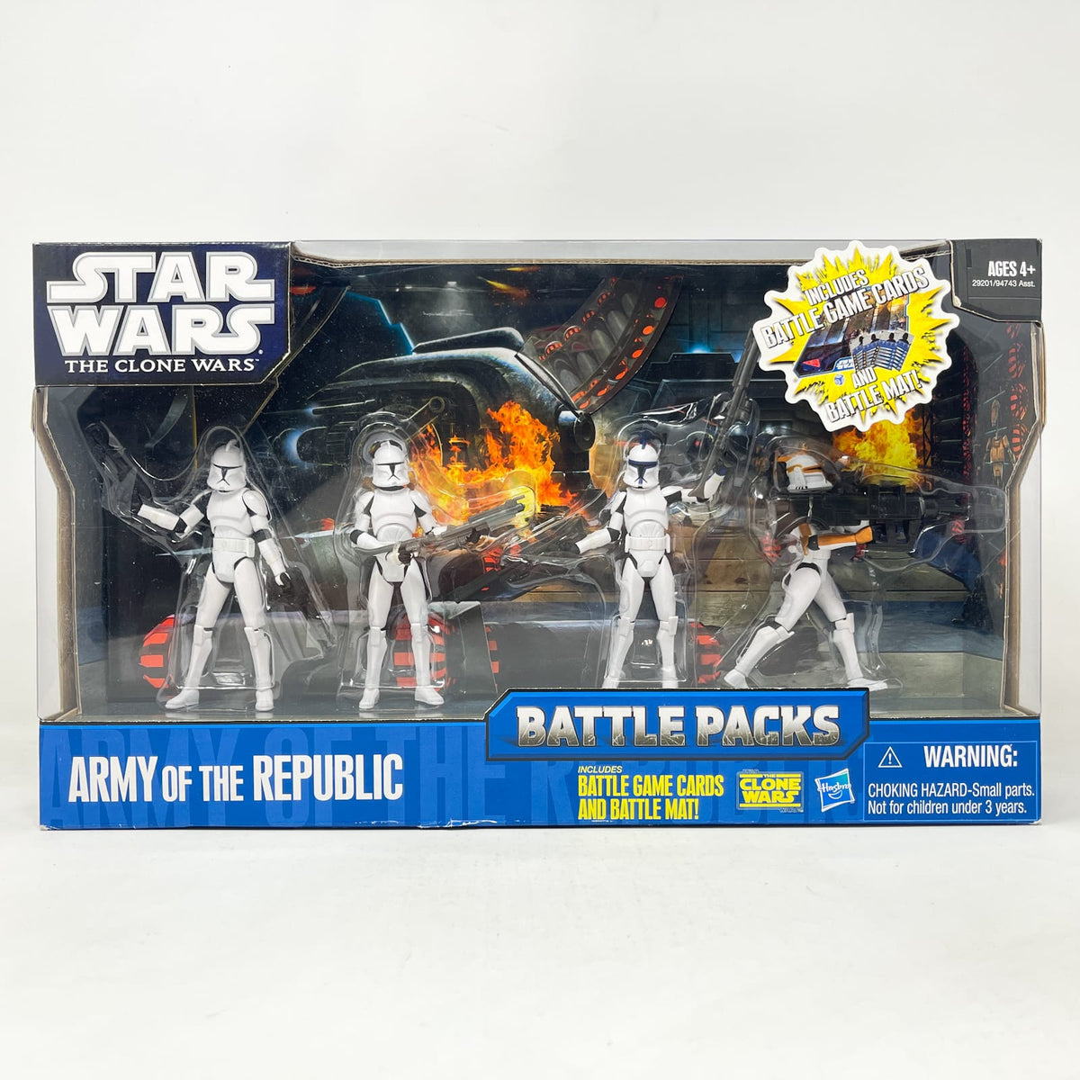 Vintage Hasbro Star Wars Mid MOC Army of the Republic Battle Pack – Hasbro Star Wars The Clone Wars (2010)