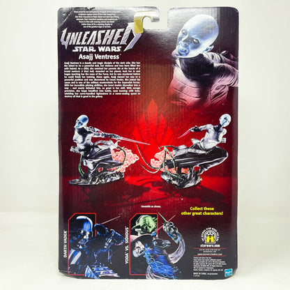 Vintage Hasbro Star Wars Mid MOC Asajj Ventress- Hasbro Unleashed Collection (2003)