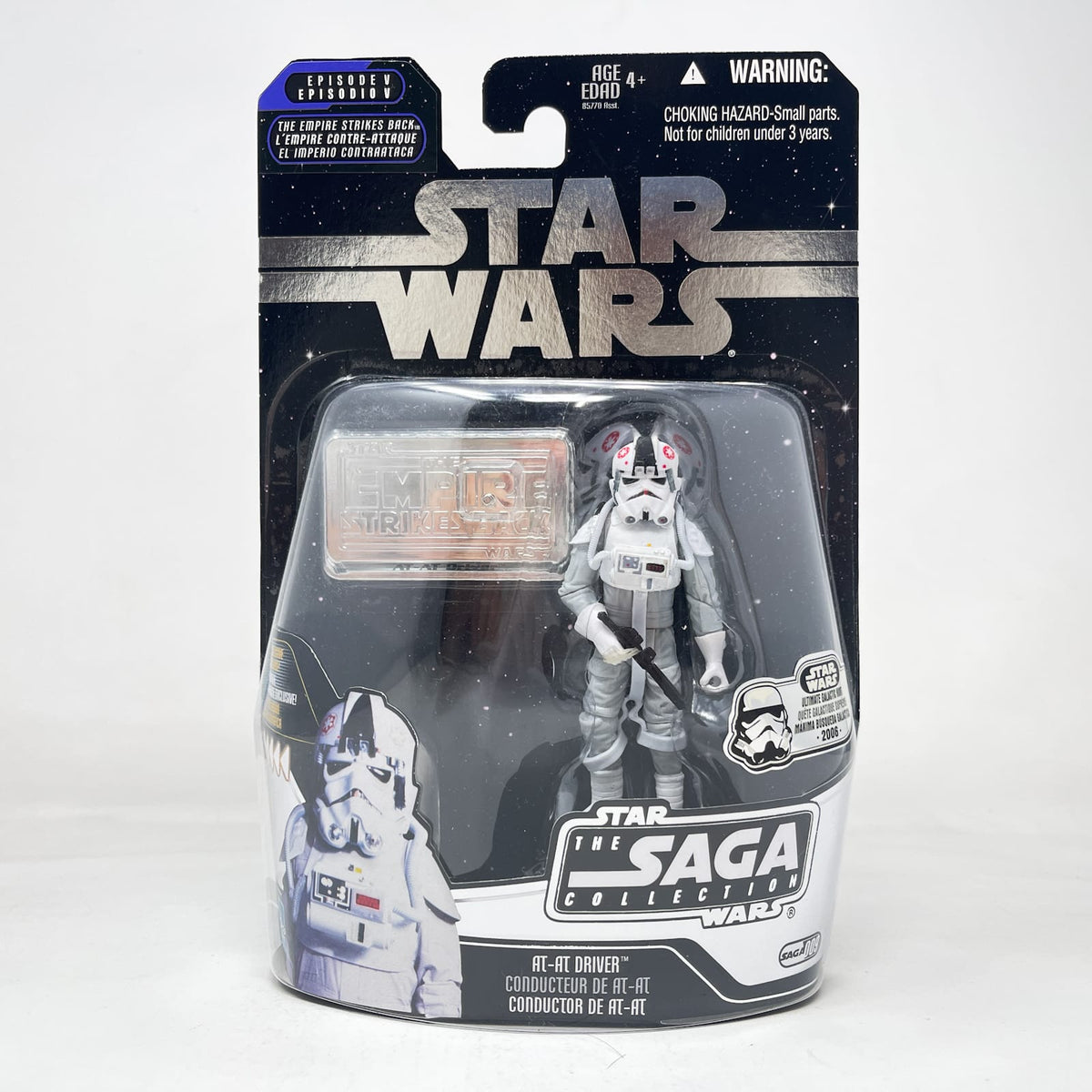 Vintage Hasbro Star Wars Mid MOC AT-AT Driver #09 - Foil Variant - Hasbro Saga Collection (2006)