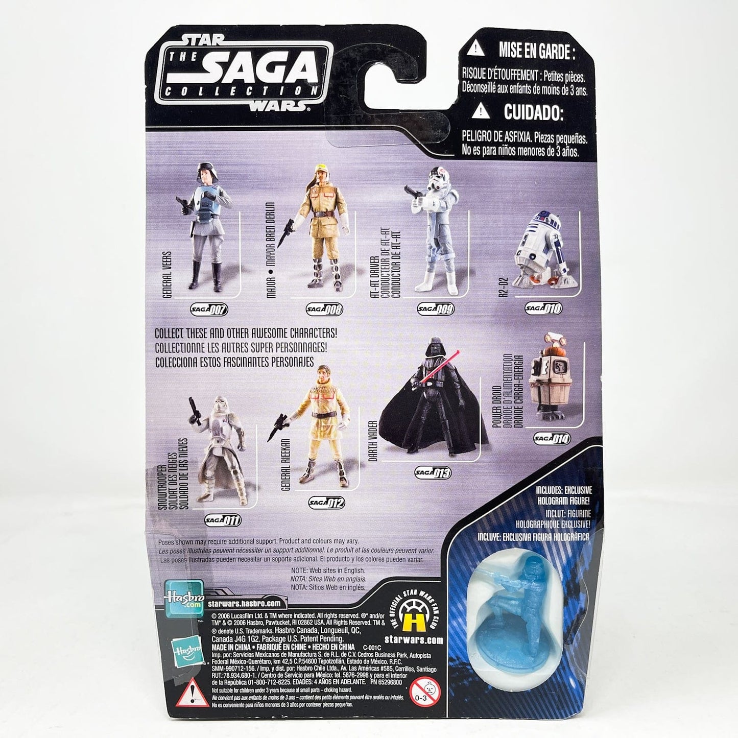 Vintage Hasbro Star Wars Mid MOC AT-AT Driver #09 - Hasbro Saga Collection (2006)