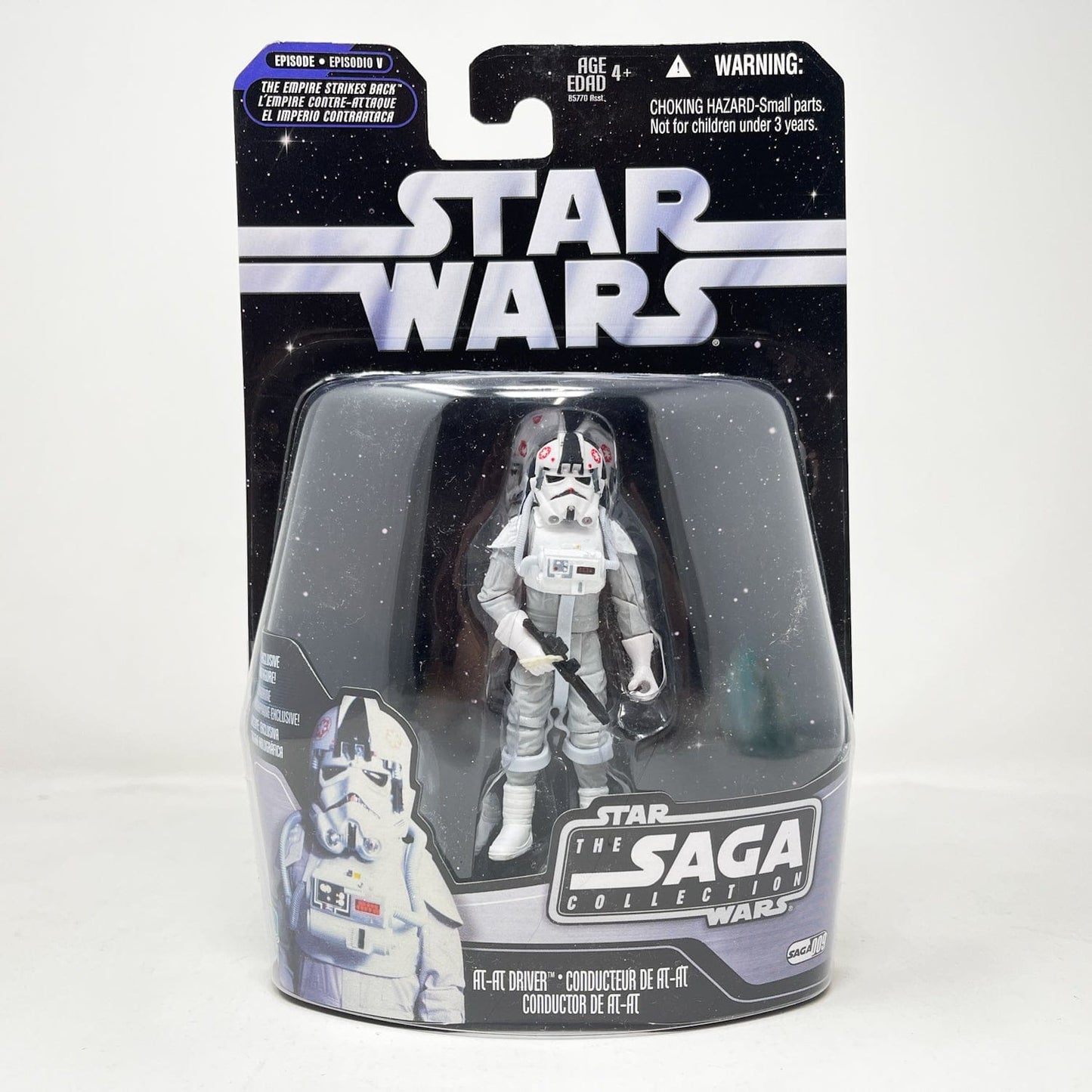 Vintage Hasbro Star Wars Mid MOC AT-AT Driver #09 - Hasbro Saga Collection (2006)