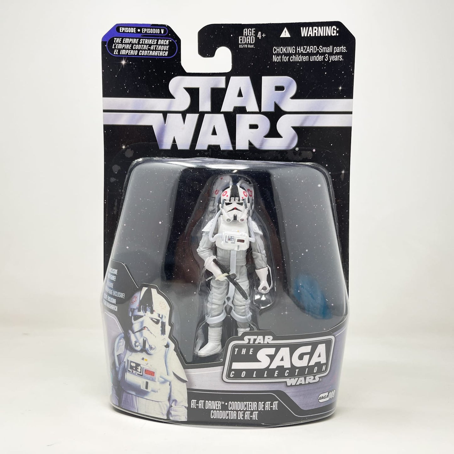 Vintage Hasbro Star Wars Mid MOC AT-AT Driver #09 - Hasbro Saga Collection (2006)