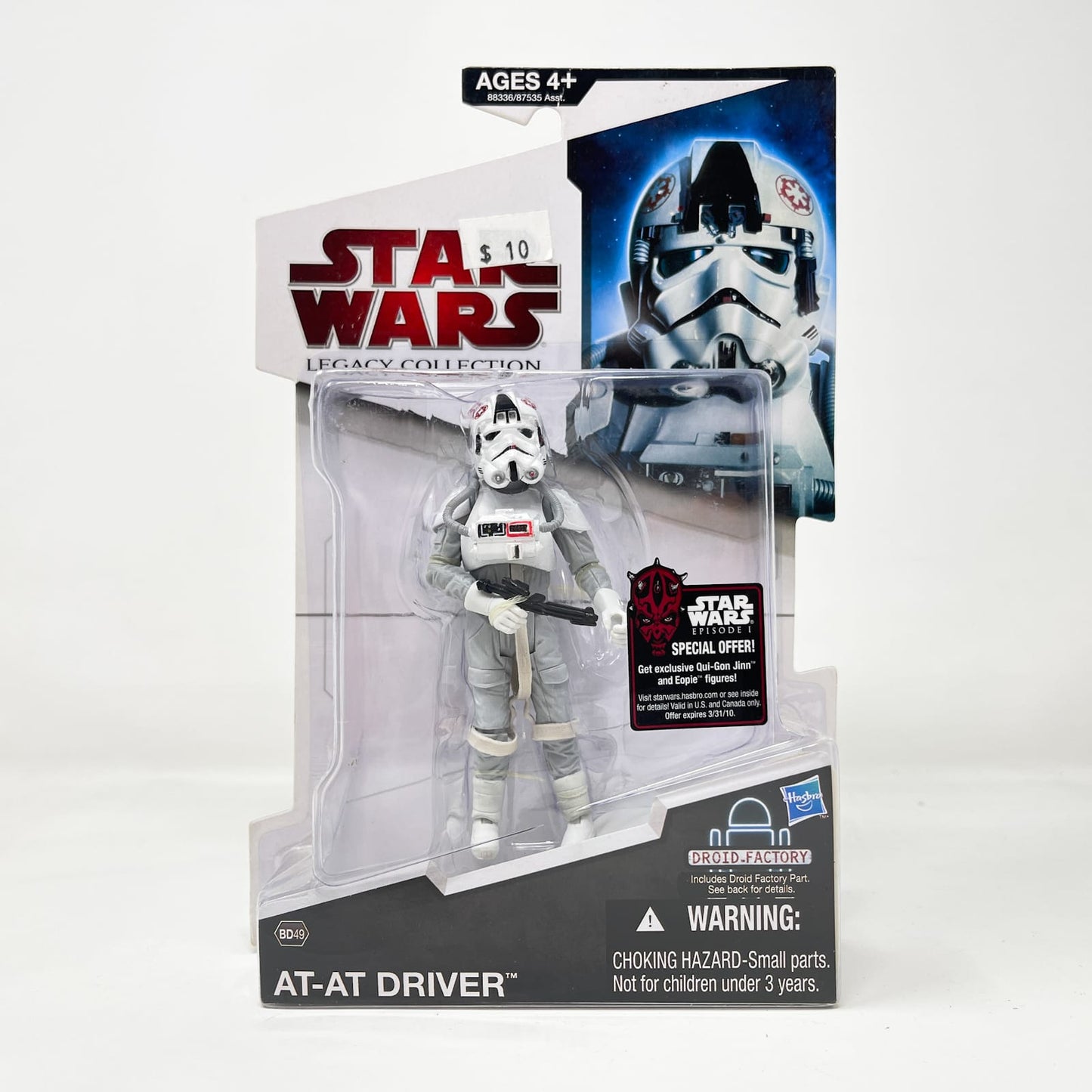 Vintage Hasbro Star Wars Mid MOC AT-AT Driver BD49 - Hasbro Legacy Collection 3.75"