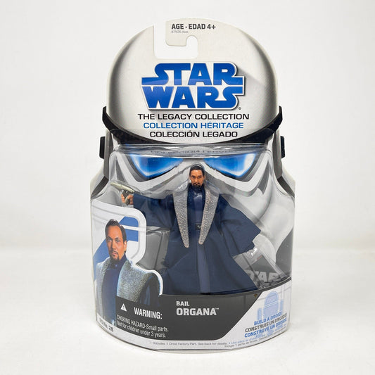 Vintage Hasbro Star Wars Mid MOC Bail Organa (BD 26) - Hasbro 2008 Legacy Collection Saga Legends Star Wars Action Figure