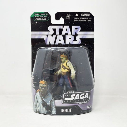 Vintage Hasbro Star Wars Mid MOC Barada (SAGA #004) – Hasbro The Saga Collection 3.75” (2006)