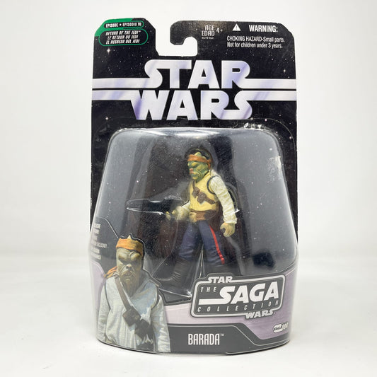 Vintage Hasbro Star Wars Mid MOC Barada (Skiff Guard) #04 - Hasbro Saga Collection (2006)