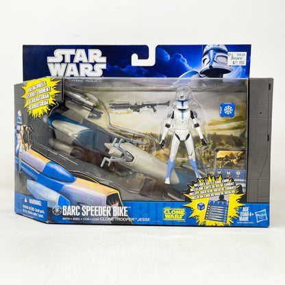 Vintage Hasbro Star Wars Mid MOC BARC Speeder Bike with Clone Trooper Jesse – Hasbro Star Wars The Clone Wars (2010)_