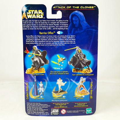 Vintage Hasbro Star Wars Mid MOC Barris Offee (Luminara Unduli's Padawan) #03-12 - Hasbro SAGA Series 3.75"
