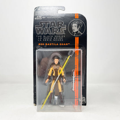 Vintage Hasbro Star Wars Mid MOC Bastila Shan (Orange Line) #20 - Hasbro 2014 3.75" Black Series Star Wars Action Figure