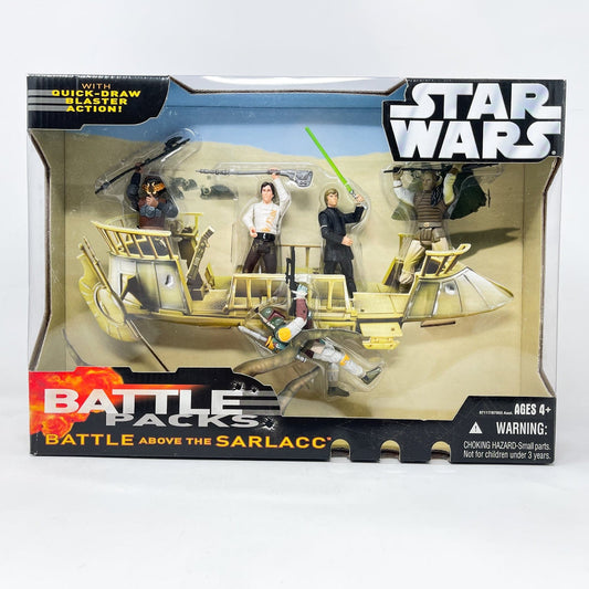 Vintage Hasbro Star Wars Mid MOC Battle Above the Sarlacc Battle Pack - Hasbro 3.75" Figures