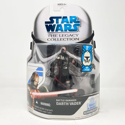 Vintage Hasbro Star Wars Mid MOC Battle Damaged Darth Vader (GH 3) 2008 - Hasbro Legacy Collection Star Wars Action Figure