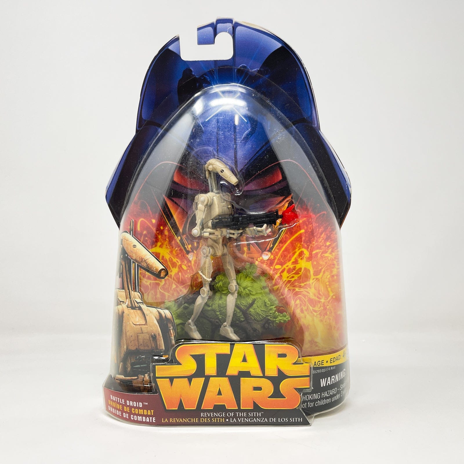 Vintage Hasbro Star Wars Mid MOC Battle Droid (Separatist Army) #17 - Hasbro ROTS 2005