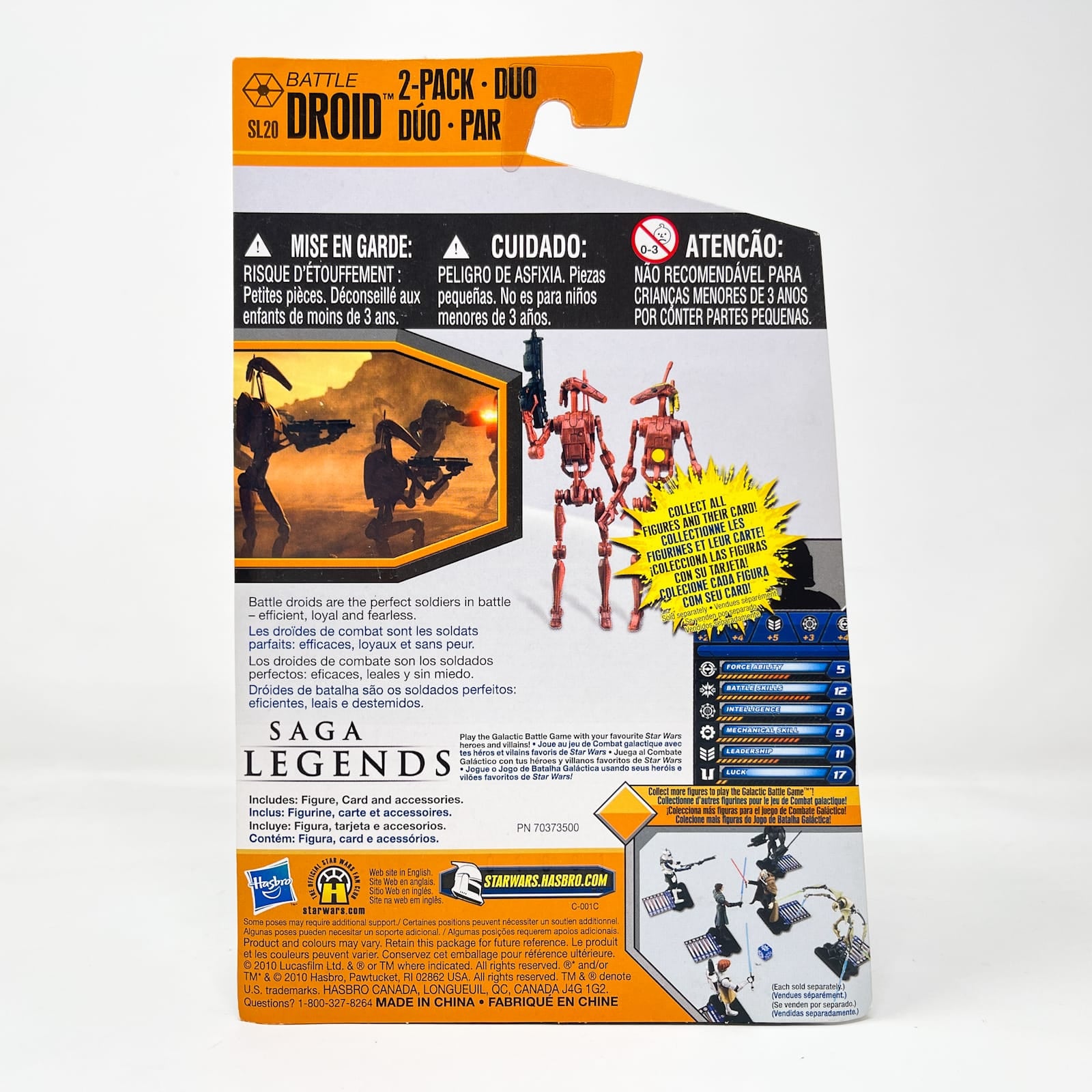 Battle Droids - Red (SL20) - Hasbro Saga Legends 2010 Star Wars