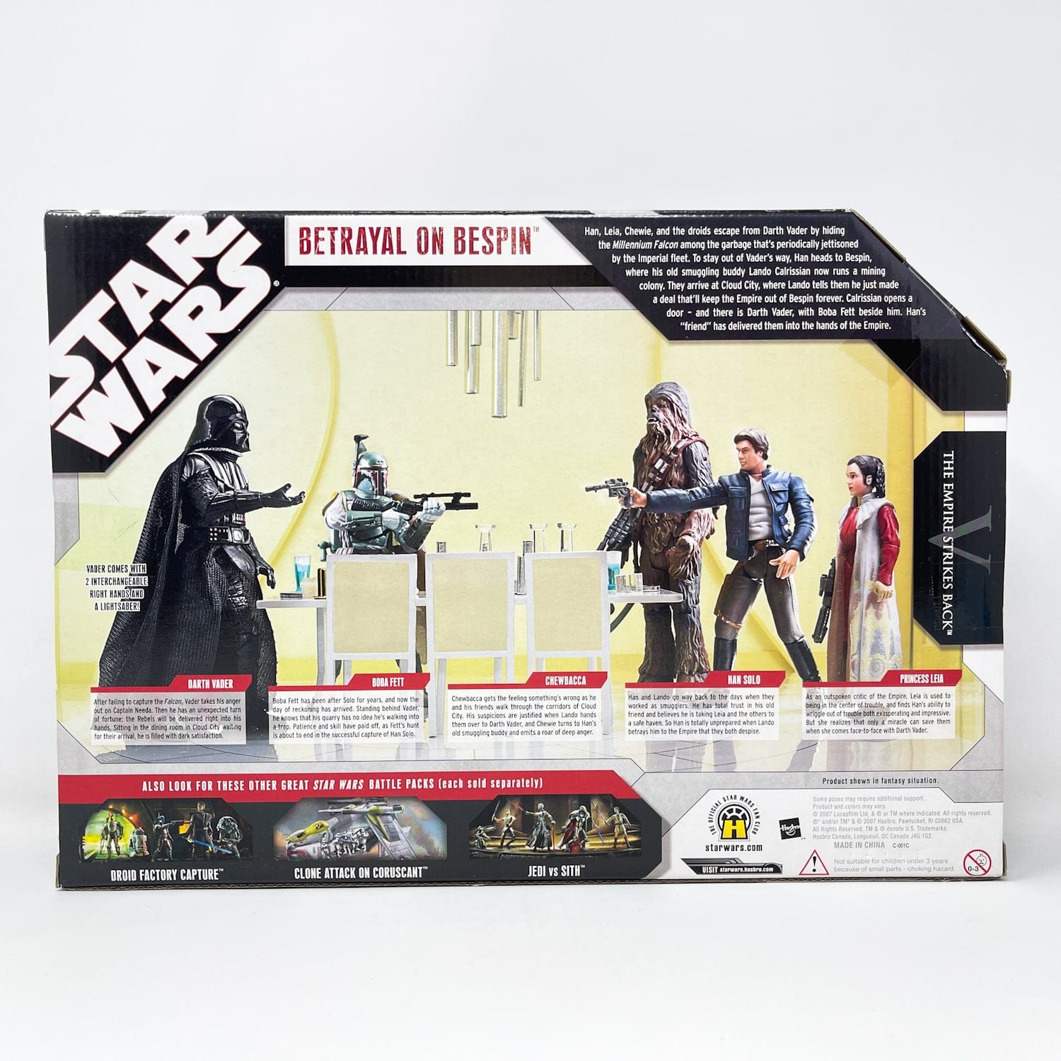 Vintage Hasbro Star Wars Mid MOC Betrayal on Bespin Battle Pack - Hasbro 30th Anniversary Collection 3.75"