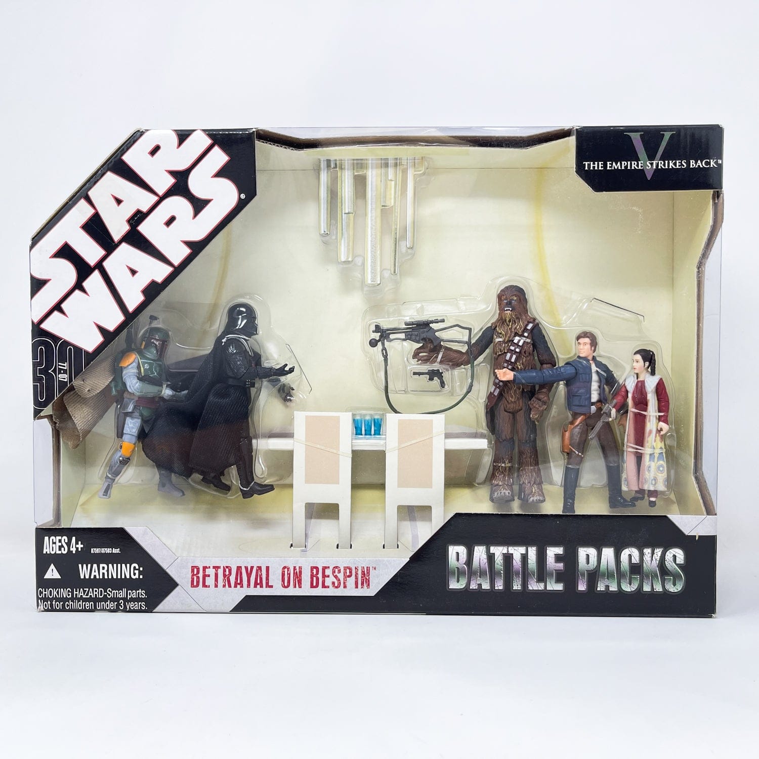 Vintage Hasbro Star Wars Mid MOC Betrayal on Bespin Battle Pack - Hasbro 30th Anniversary Collection 3.75"