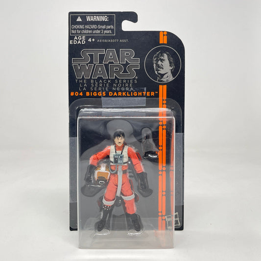 Vintage Hasbro Star Wars Mid MOC Biggs Darklighter (Orange Line) #04 - Hasbro 2013 3.75" Black Series Star Wars Action Figure