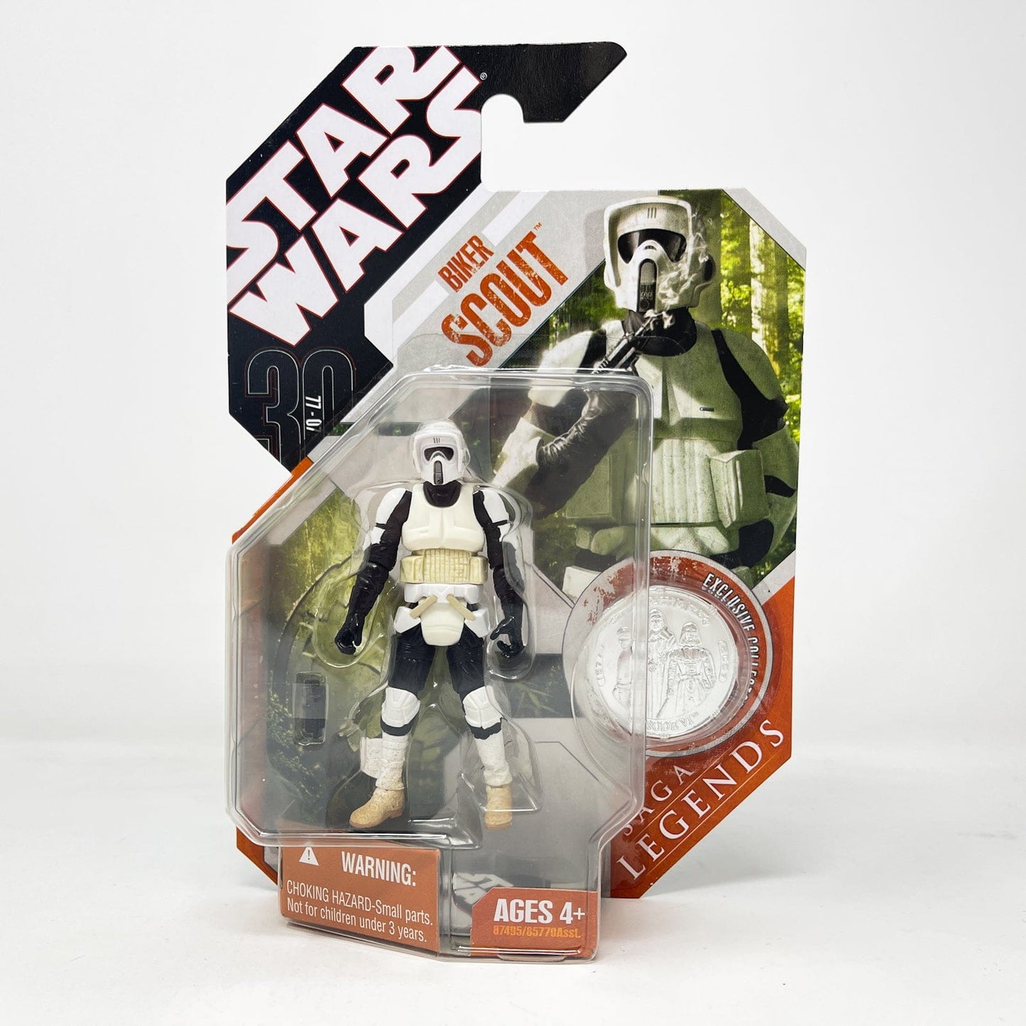 Vintage Hasbro Star Wars Mid MOC Biker Scout - Hasbro 30th Anniversary Collection 3.75"