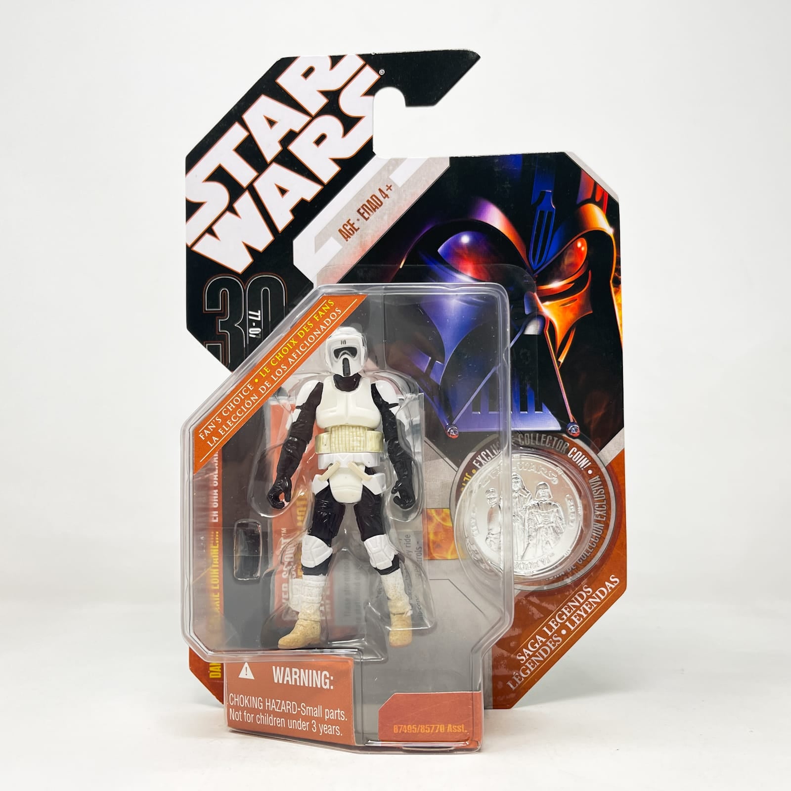 Vintage Hasbro Star Wars Mid MOC Biker Scout - Hasbro 30th Anniversary Collection 3.75"